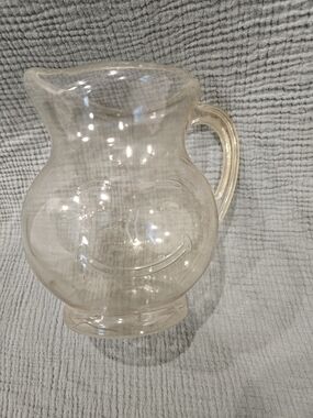 Vintage 1999 Plastic Limited Edition Clear Smiling Kool-Aid Man 2qt Pitcher